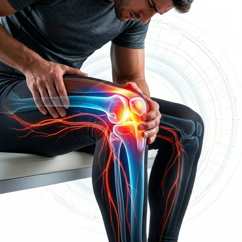 Runner's knee assessment illustration